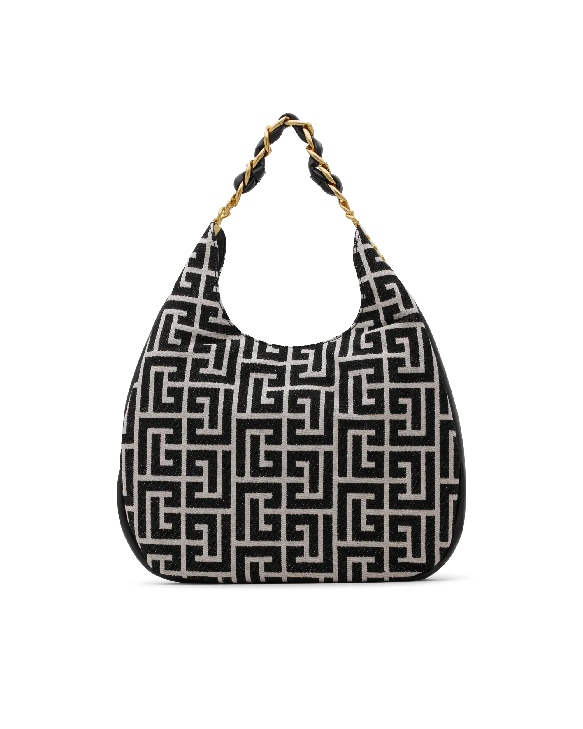 1945 Soft Hobo Large Jacquard Labyrinth Monogram Bag