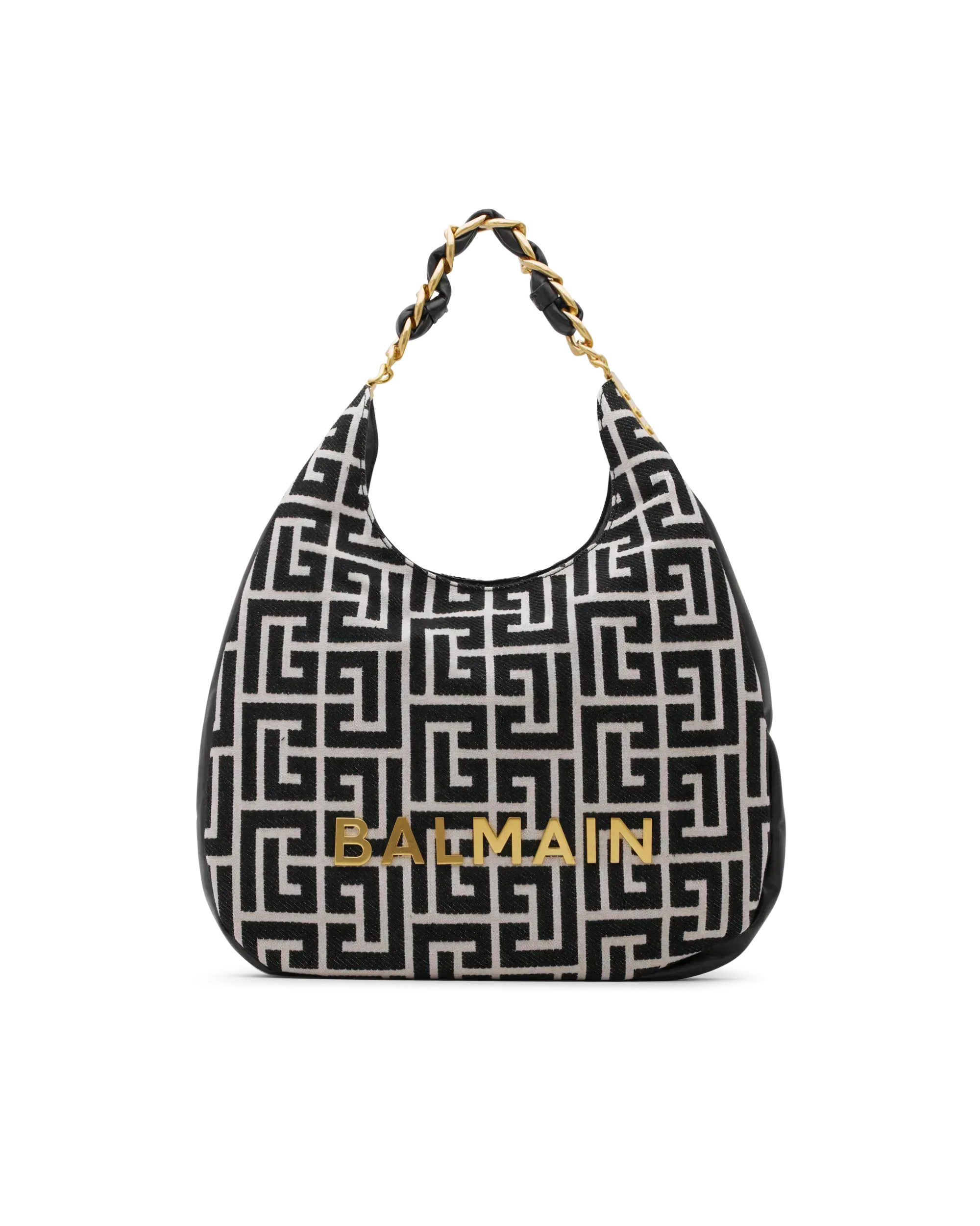 1945 Soft Hobo Large Jacquard Labyrinth Monogram Bag