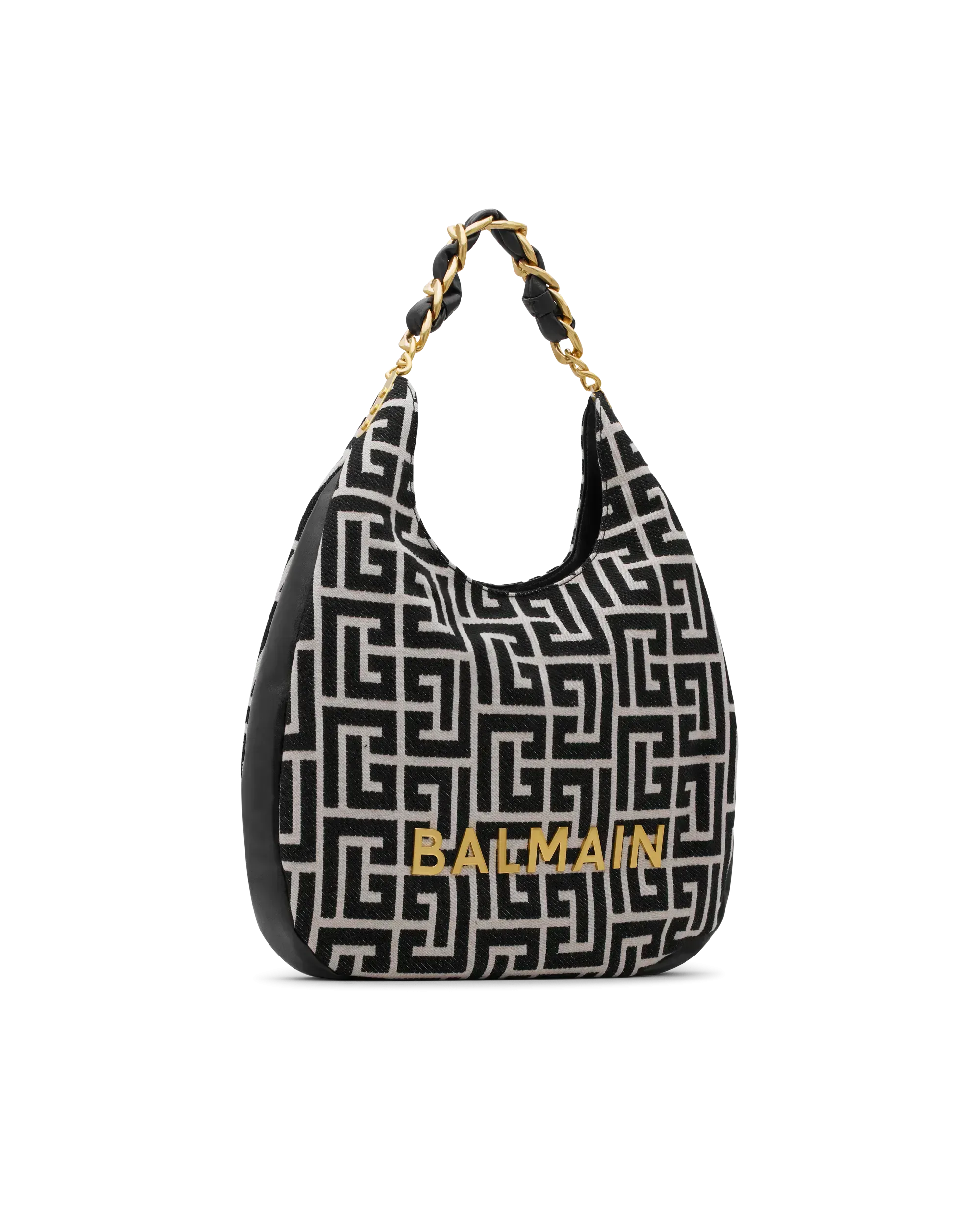 1945 Soft Hobo Large Jacquard Labyrinth Monogram Bag