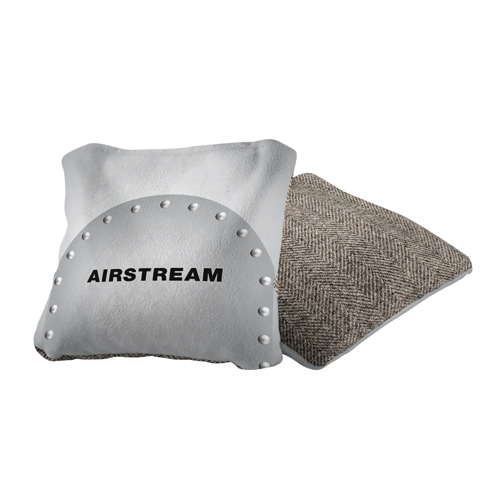 Airstream Gray Riveted Synergy Soft Cornhole Bags