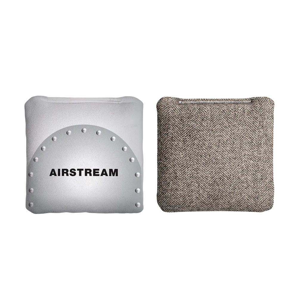 Airstream Gray Riveted Synergy Soft Cornhole Bags