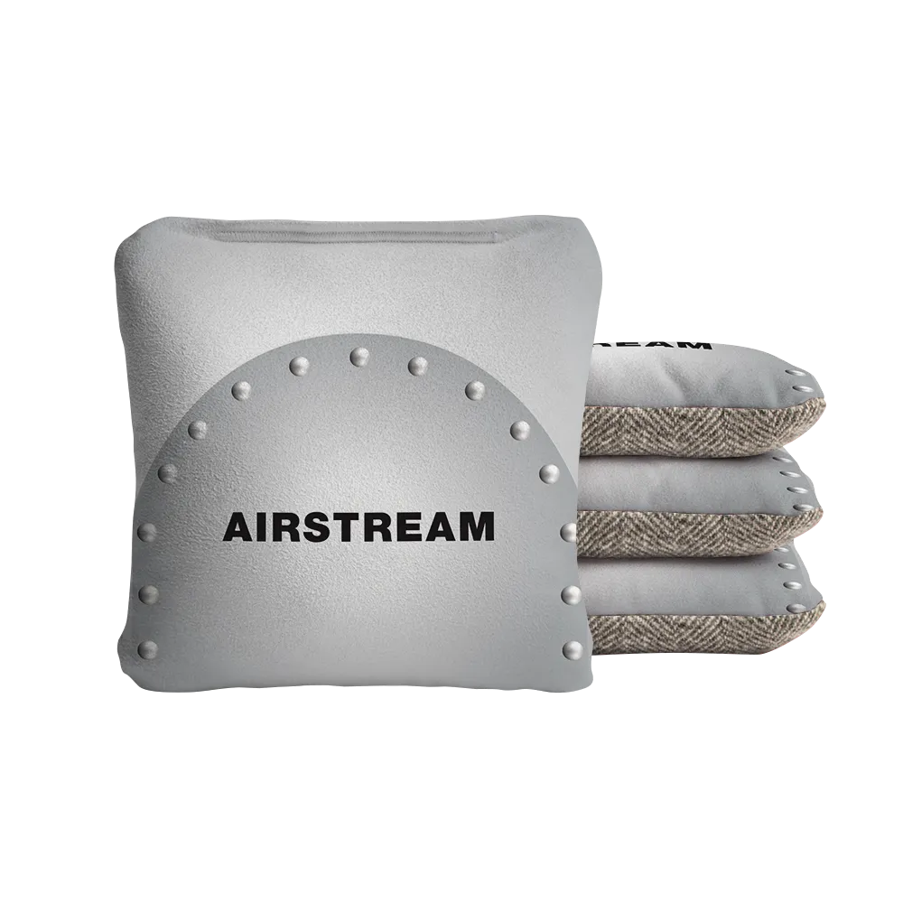 Airstream Gray Riveted Synergy Soft Cornhole Bags