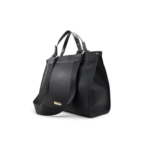 ALDO Ada Satchel, Other Black, Medium