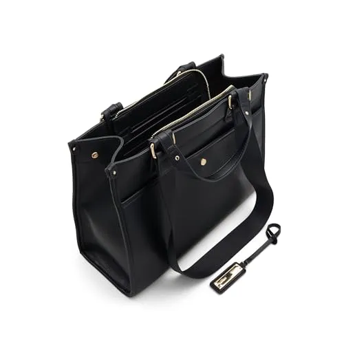 ALDO Ada Satchel, Other Black, Medium