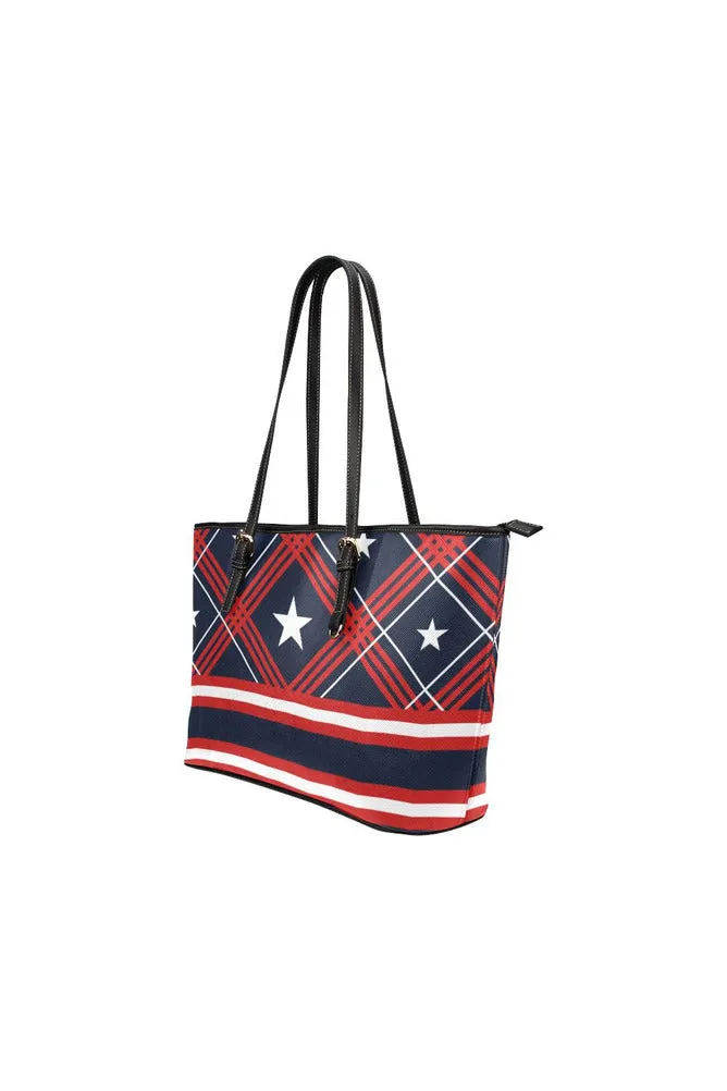 Americana Leather Tote Bag/Small