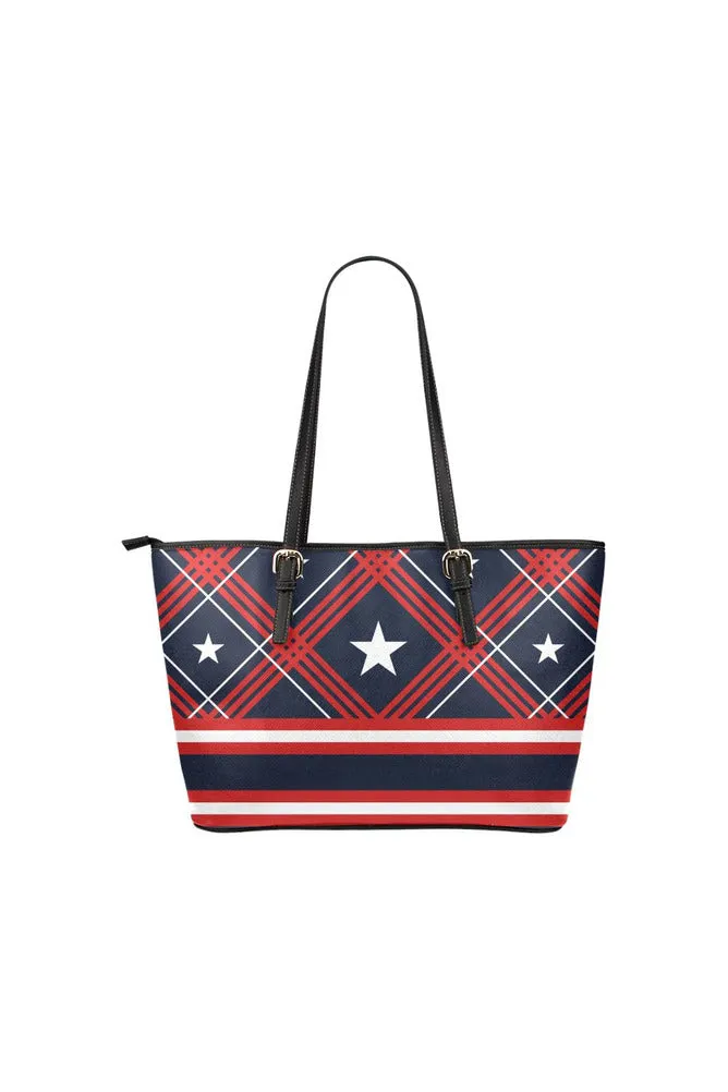 Americana Leather Tote Bag/Small