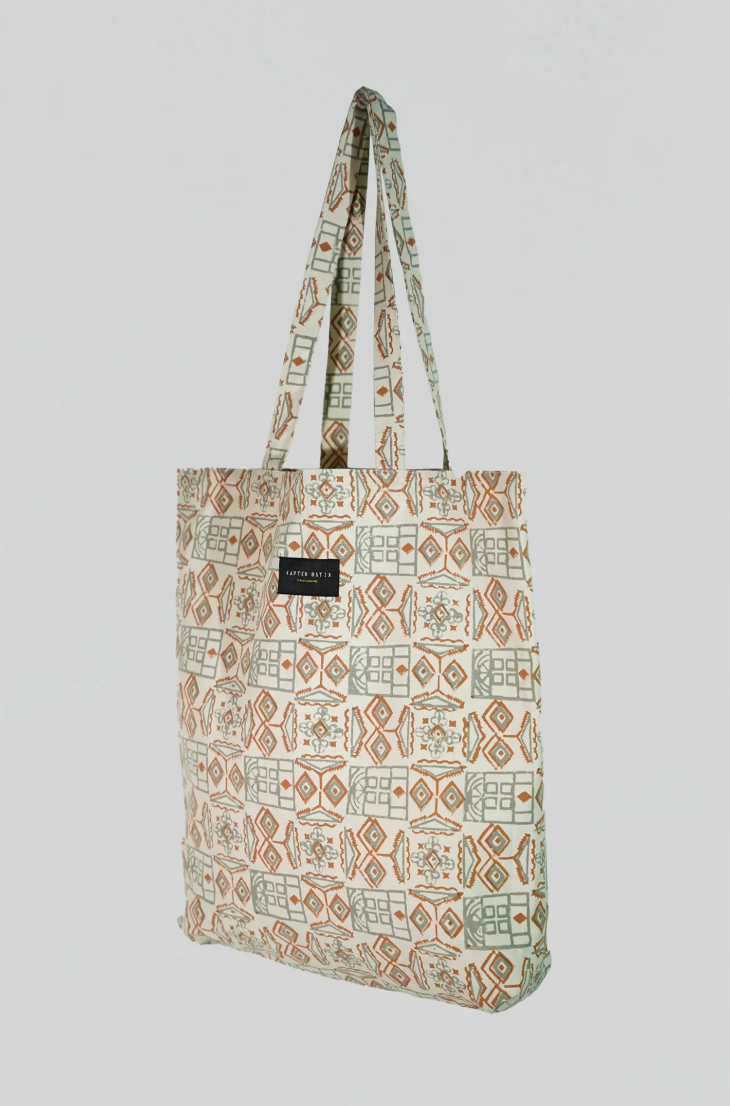 Artisanal Canvas Tote Bag in Royal