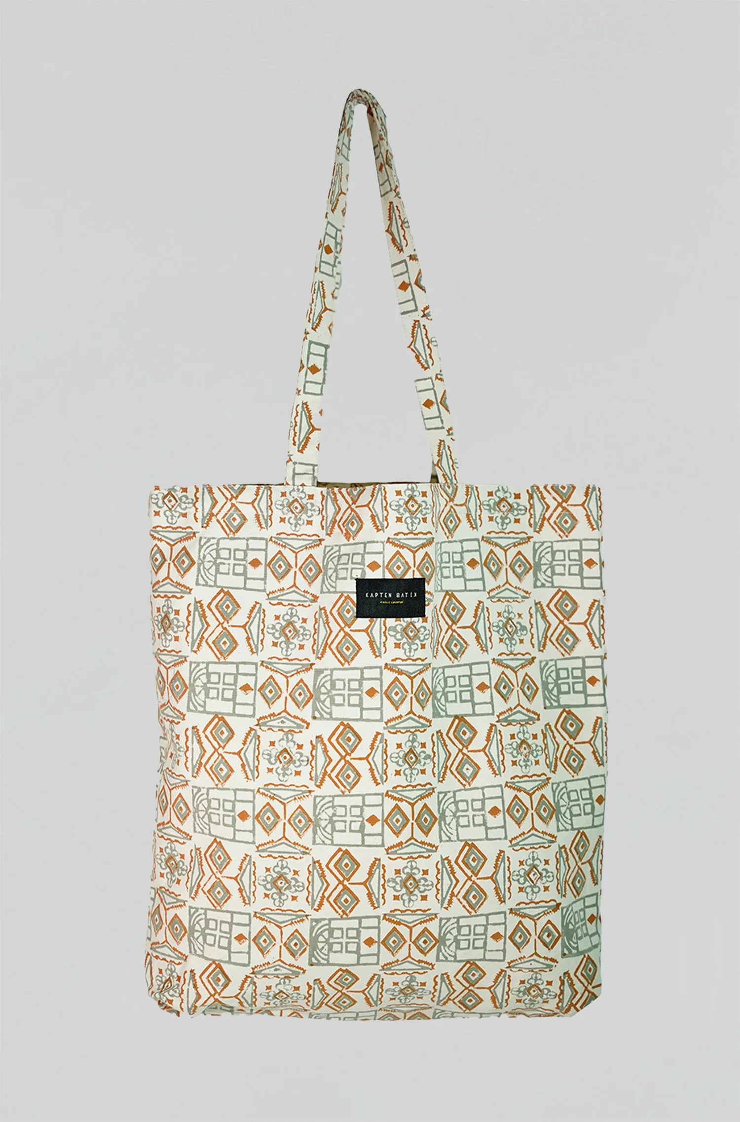 Artisanal Canvas Tote Bag in Royal