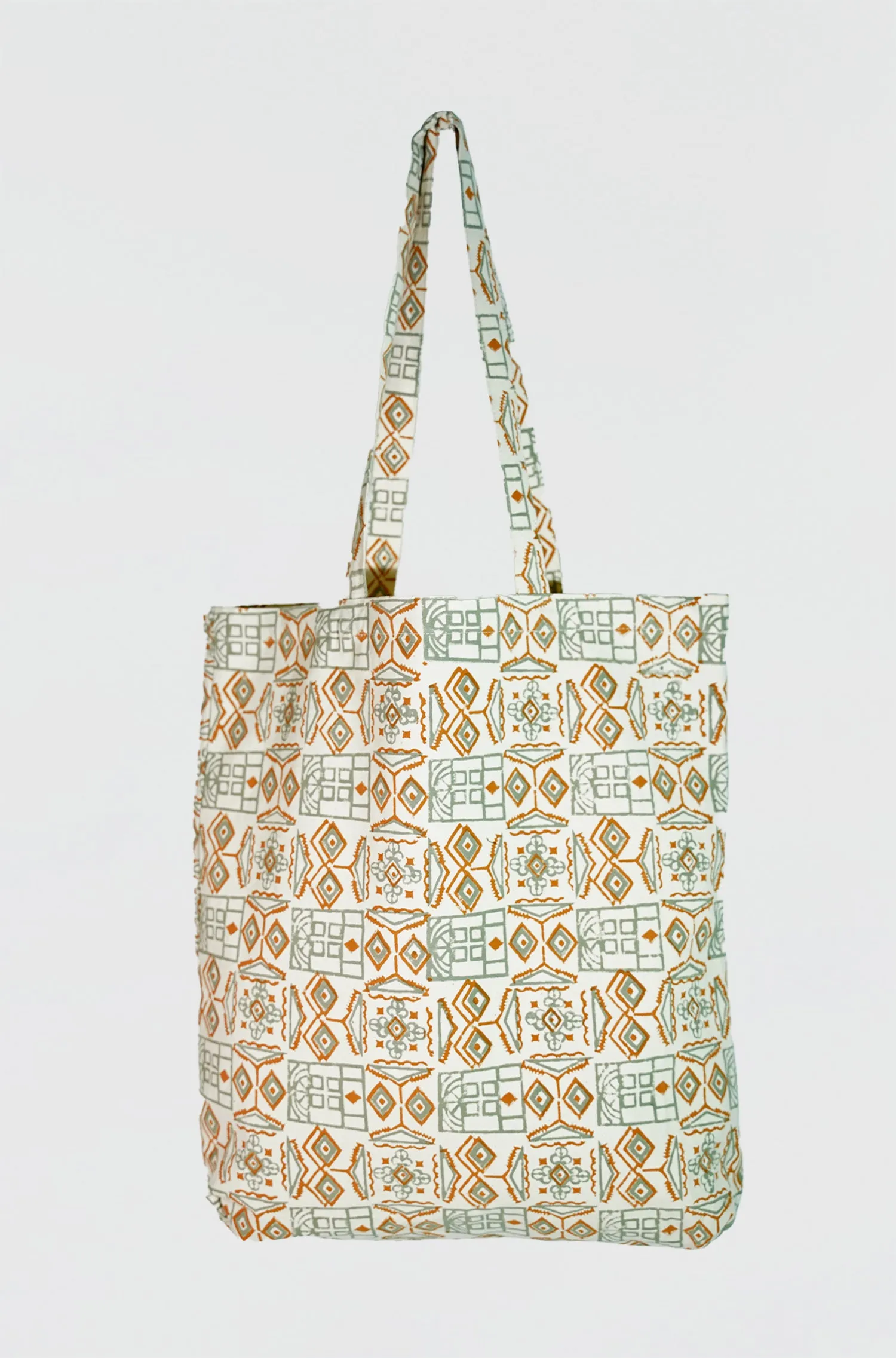 Artisanal Canvas Tote Bag in Royal