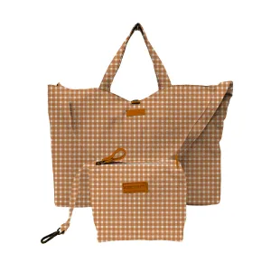 Atlas Tote Bag - Sienna Gingham