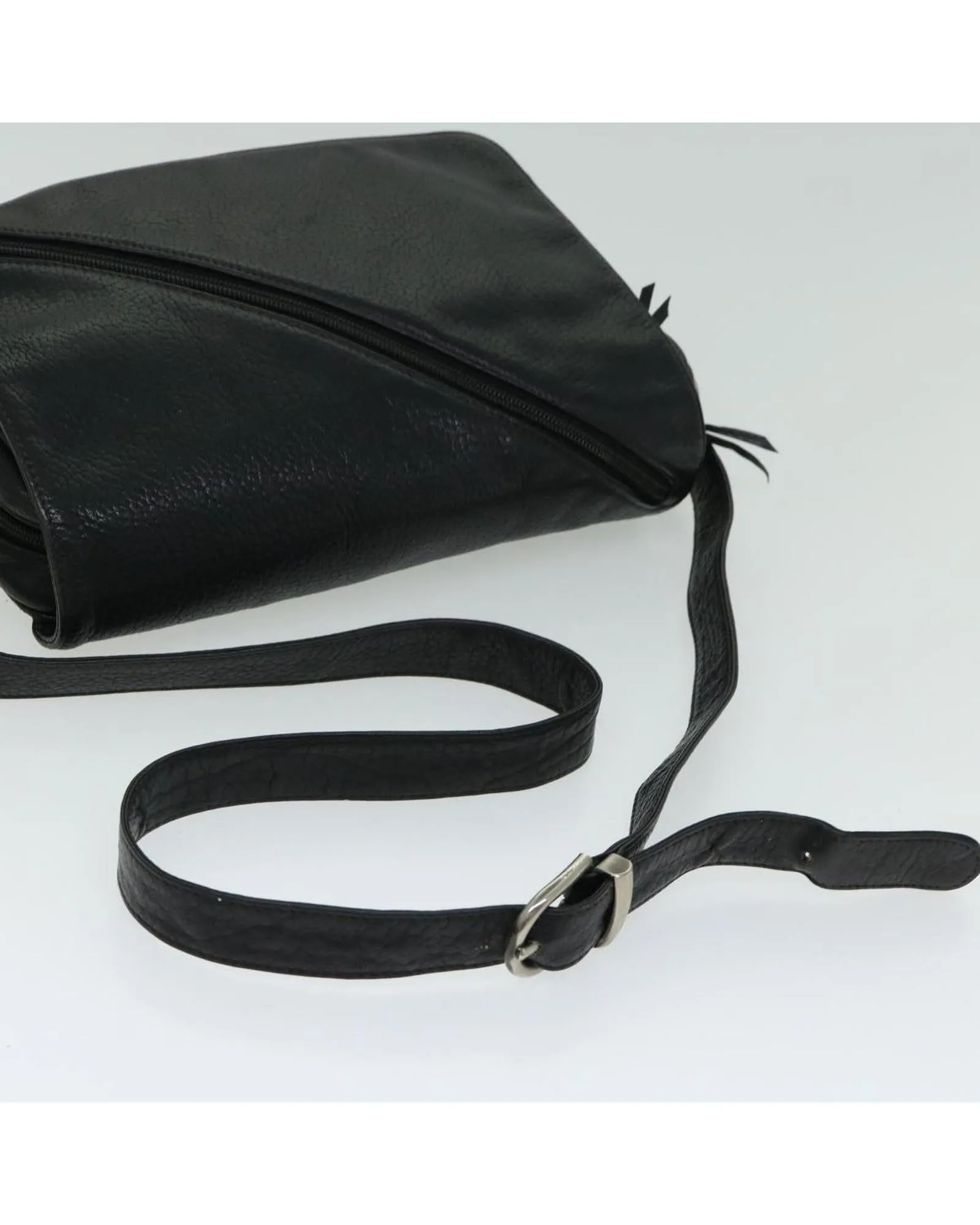 Authentic Black Leather Shoulder Bag