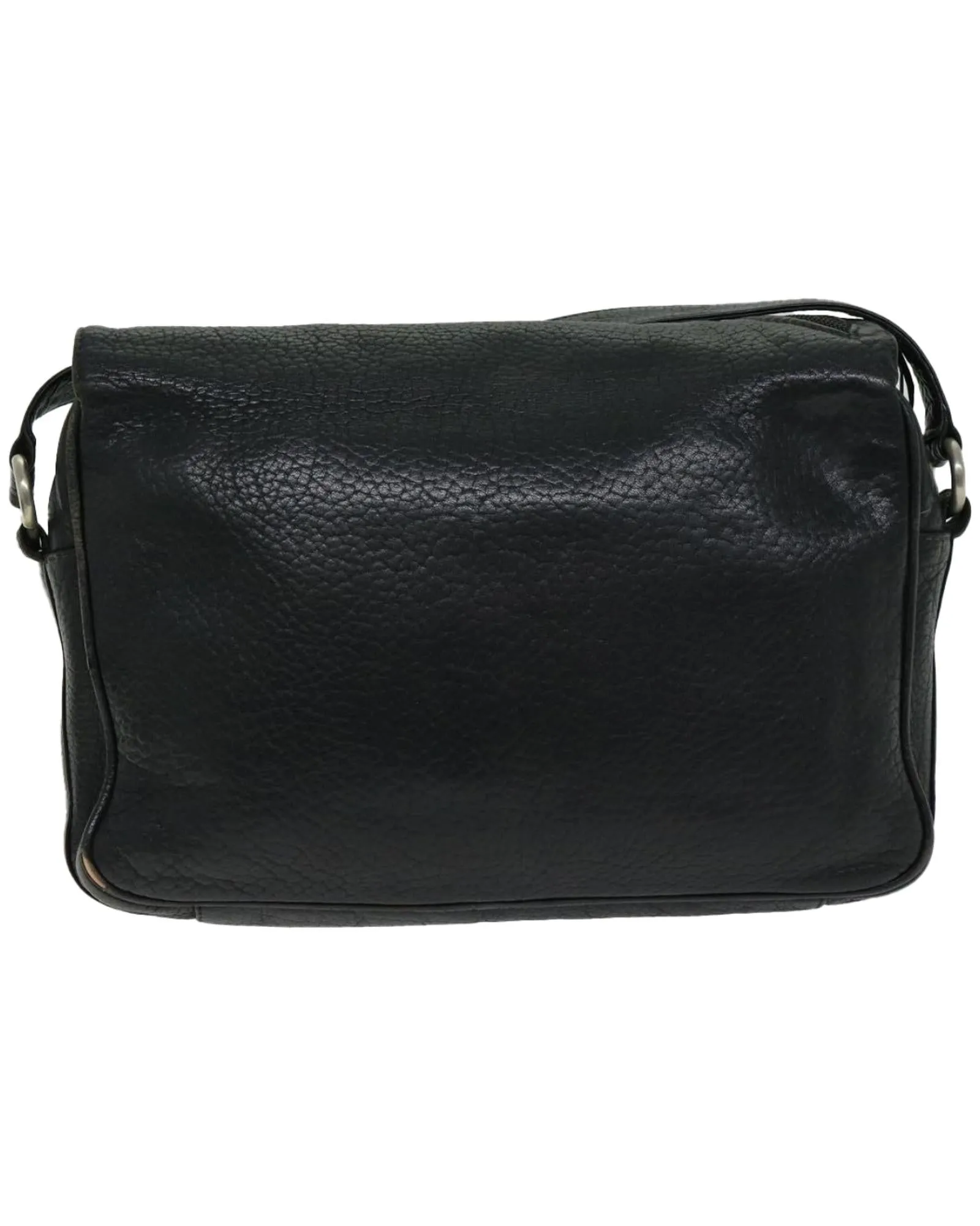 Authentic Black Leather Shoulder Bag