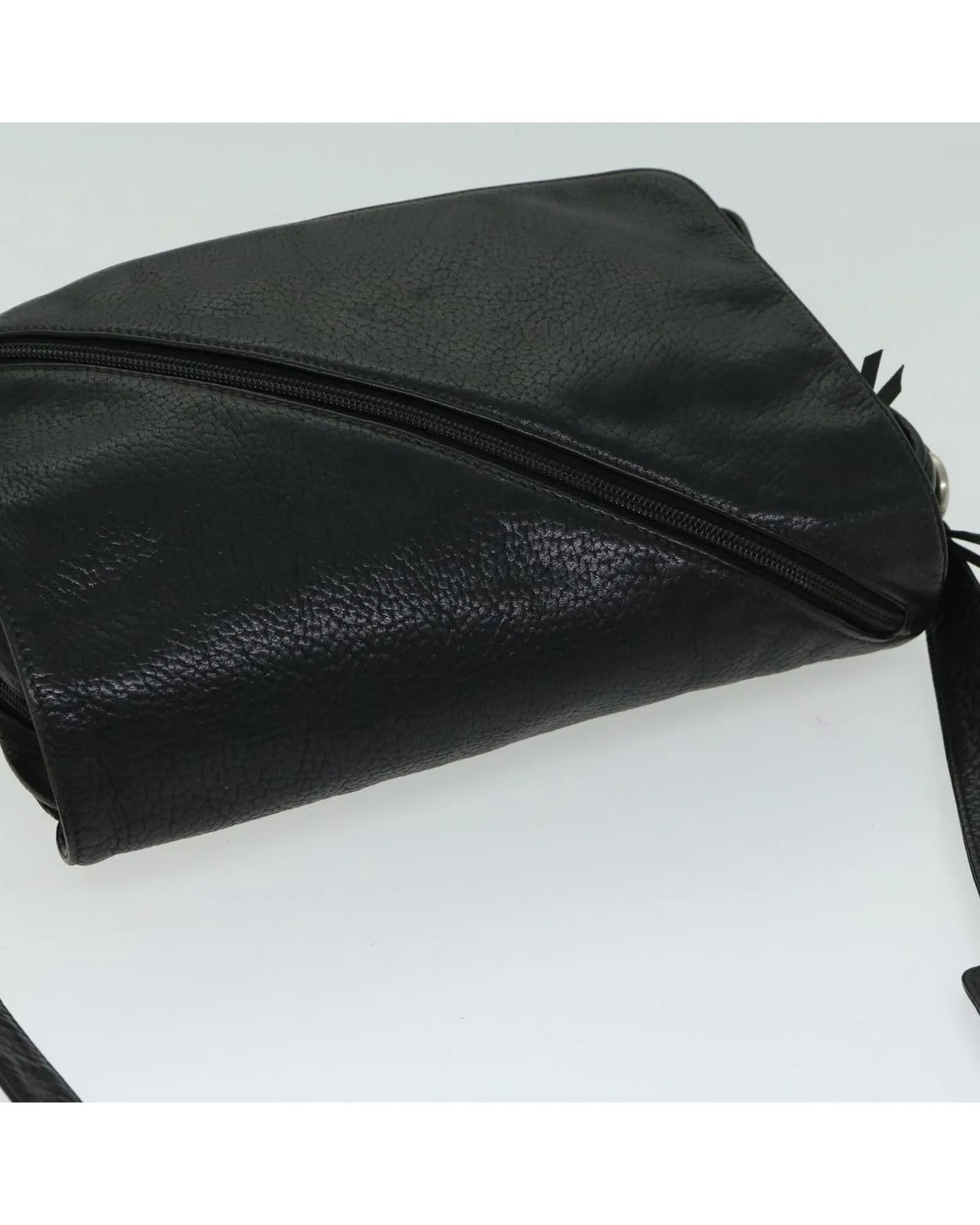 Authentic Black Leather Shoulder Bag