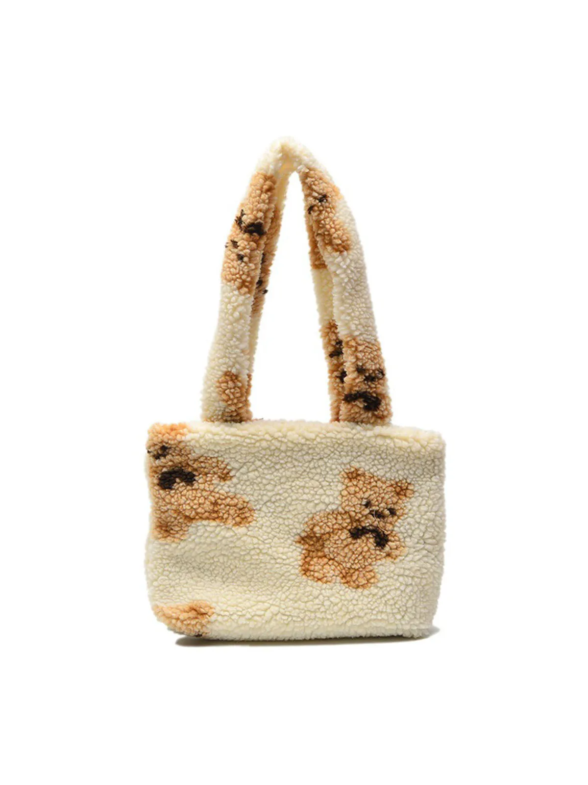 Autumn/Winter Soft Plush Tote Bag