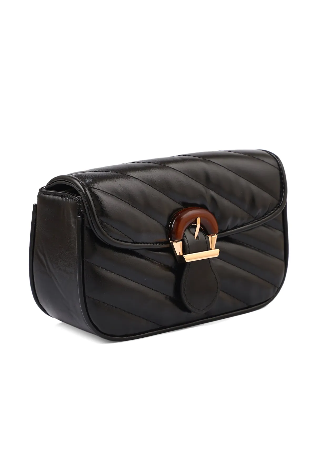 Baguette Shoulder Bags B15085-Black