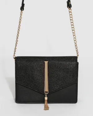 Black Haylee Crossbody Bag