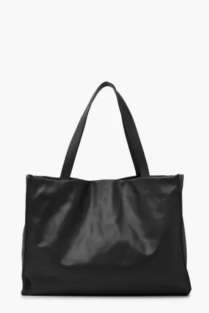 Boohoo Soft Tote Bag, Black