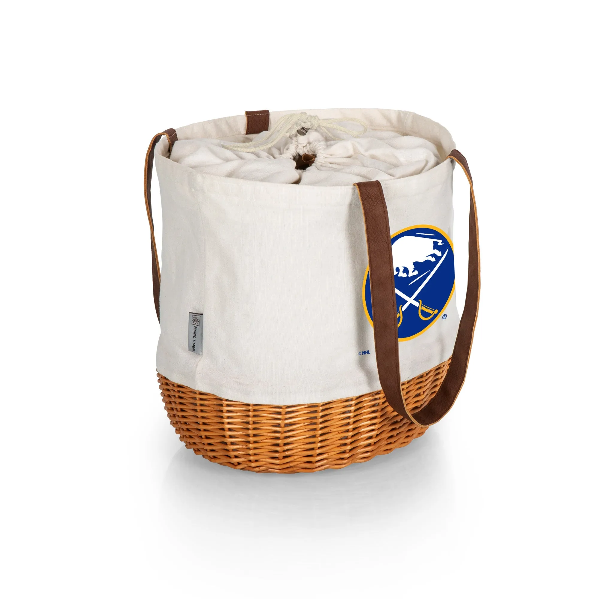 Buffalo Sabres - Coronado Canvas and Willow Basket Tote