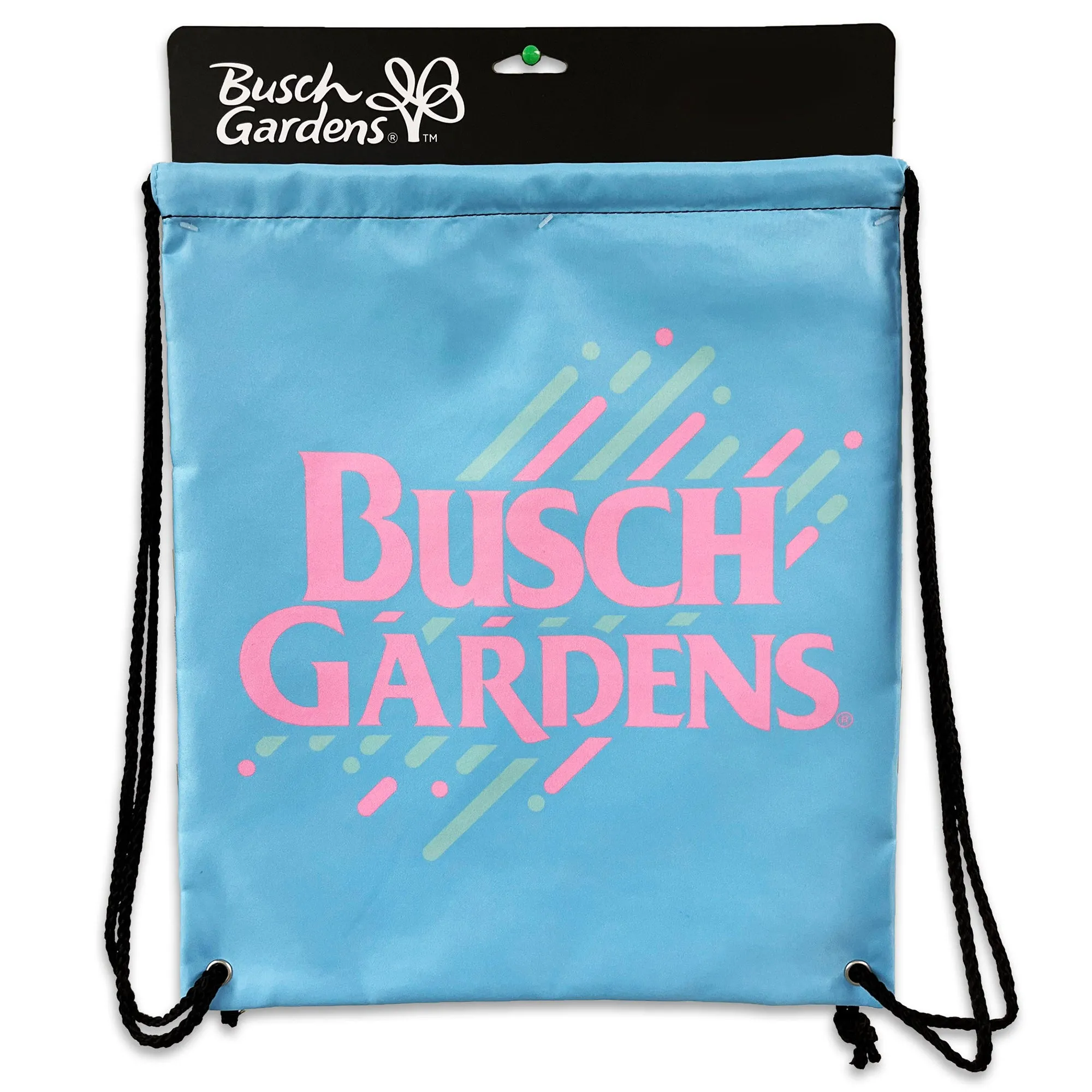 Busch Gardens Retro Neon Cinch Bag