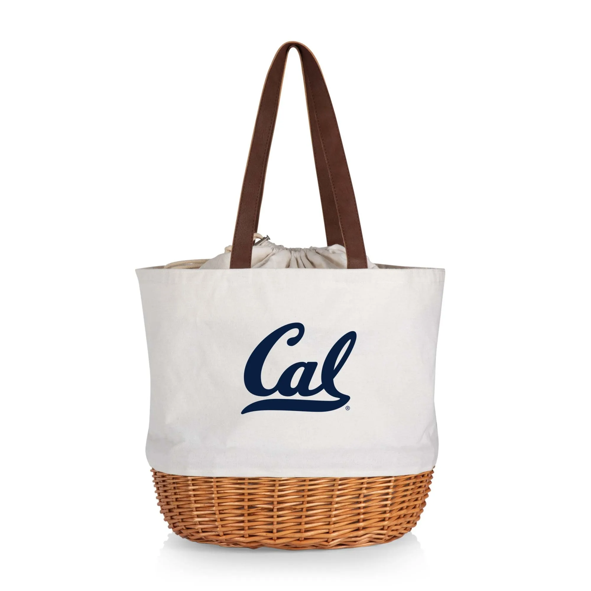 Cal Bears - Coronado Canvas and Willow Basket Tote