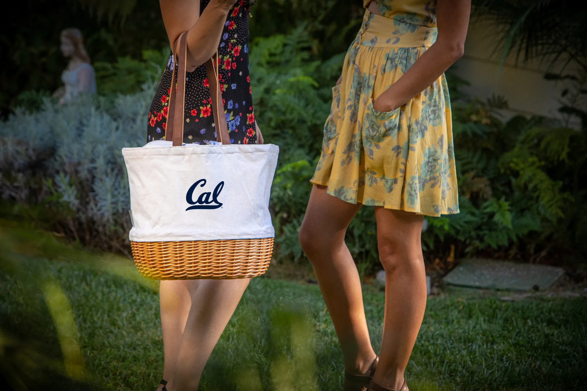 Cal Bears - Coronado Canvas and Willow Basket Tote