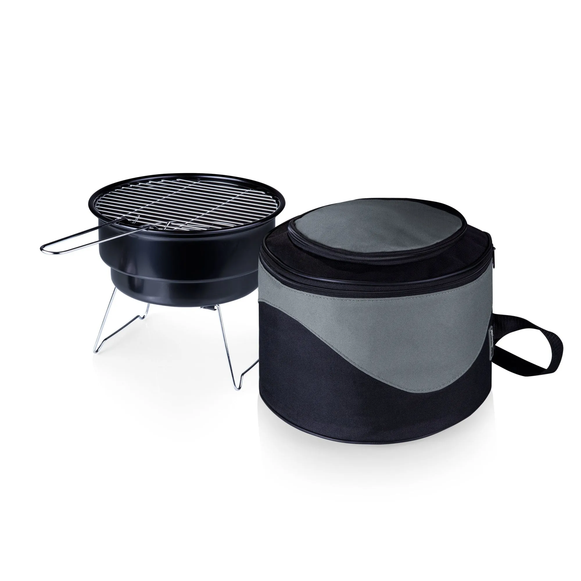 Caliente Portable Charcoal Grill & Cooler Tote