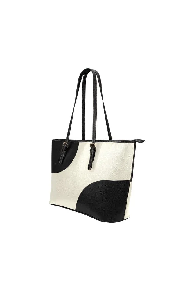 Curve Leather Tote Bag/Small