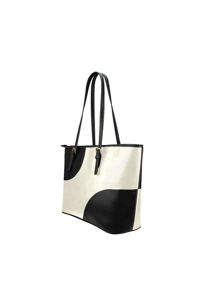 Curve Leather Tote Bag/Small