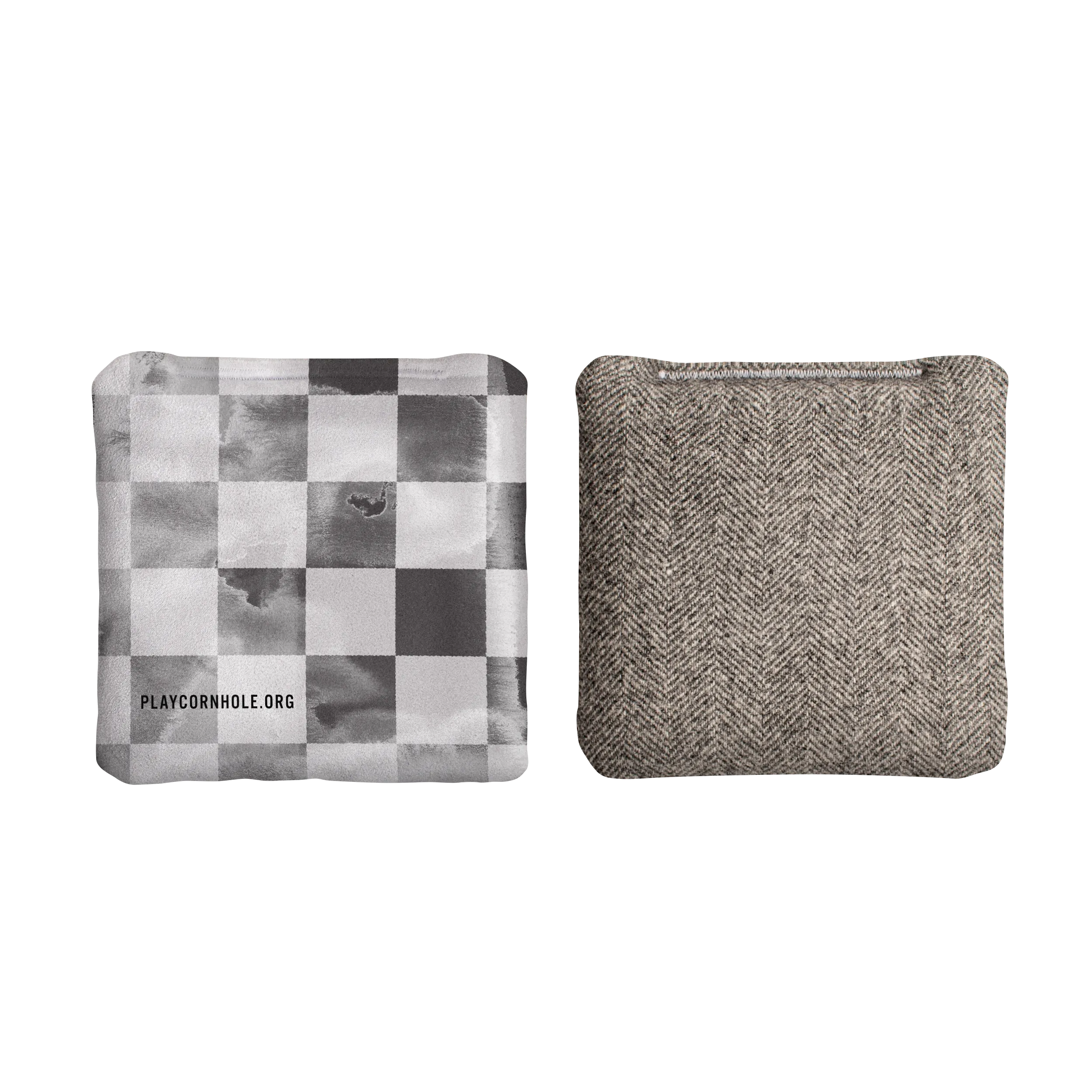 Distressed Checkered Retro Synergy Soft Cornhole Bags