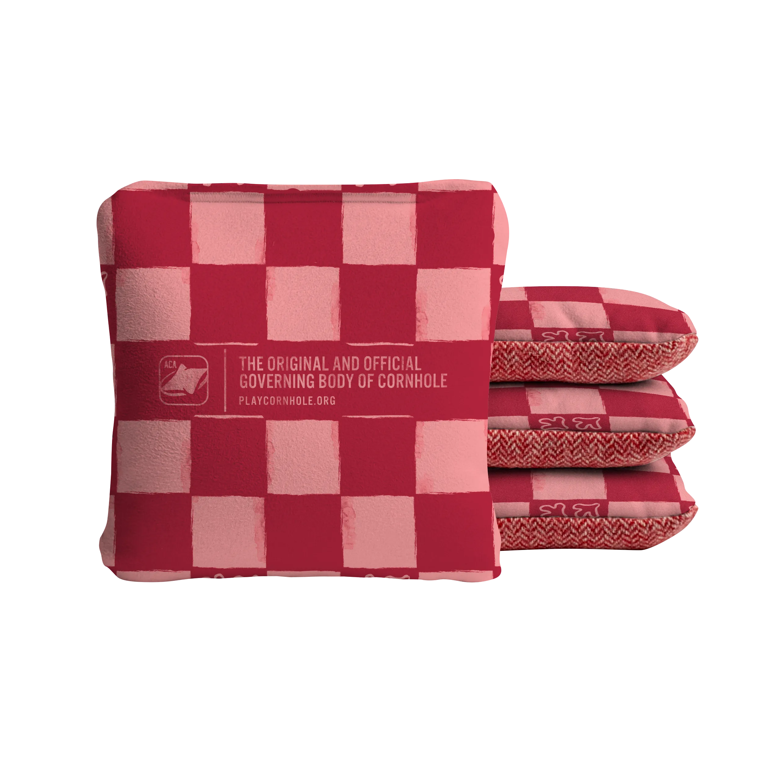 Distressed Checkered Retro Synergy Soft Cornhole Bags