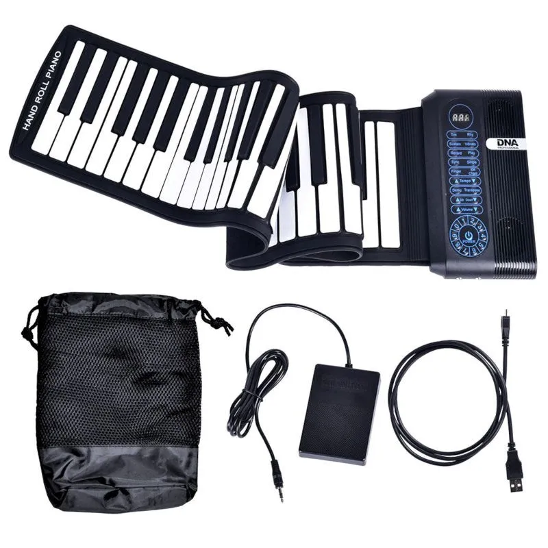 Dna Roll 61 Keyboard Foldable Rubber Portable Keyboard