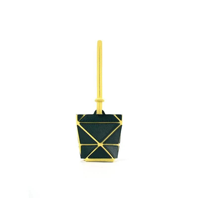 Facet Micro Mini Bag Charm - Sacramento / Yellow