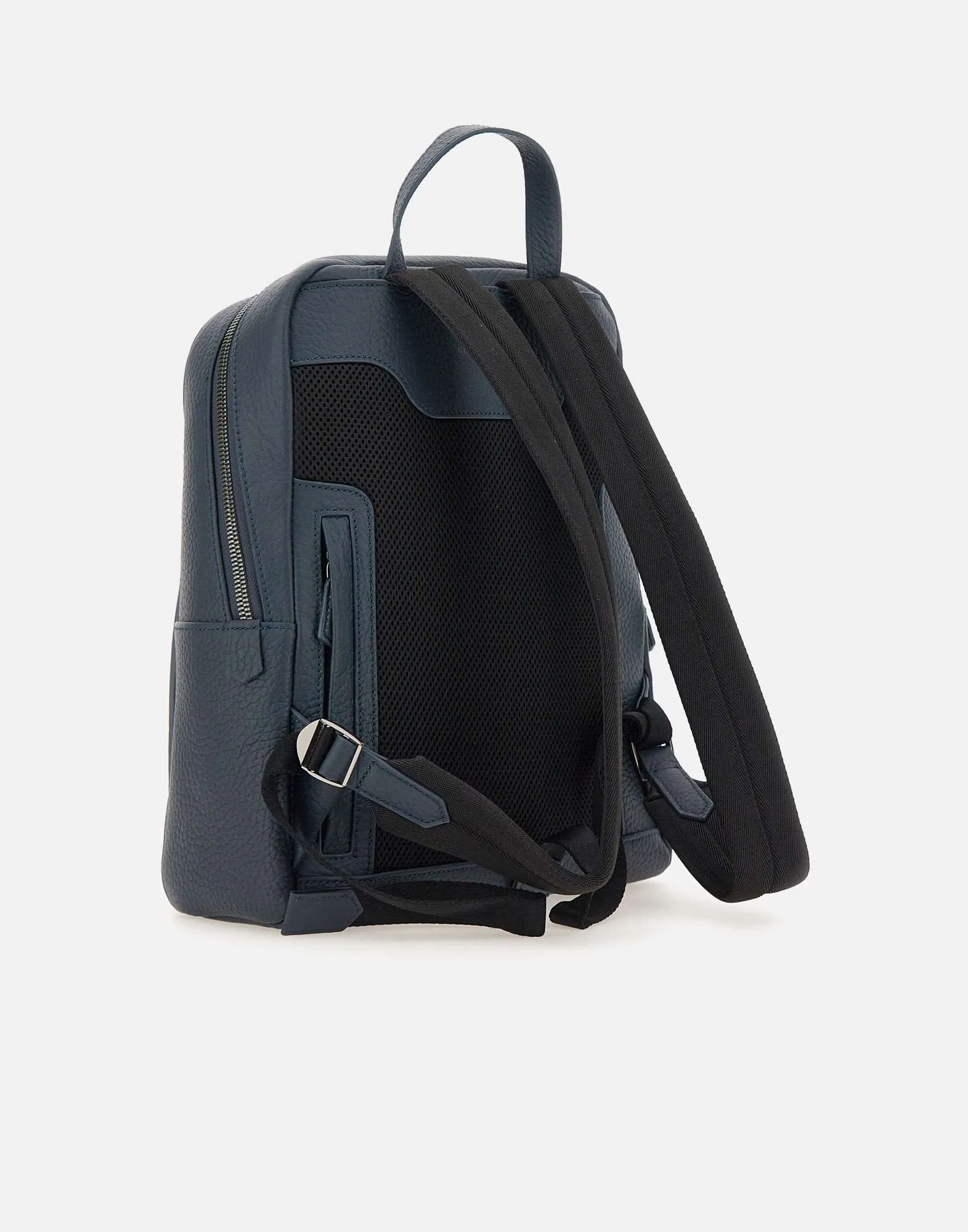 Florence Blue Leather Backpack