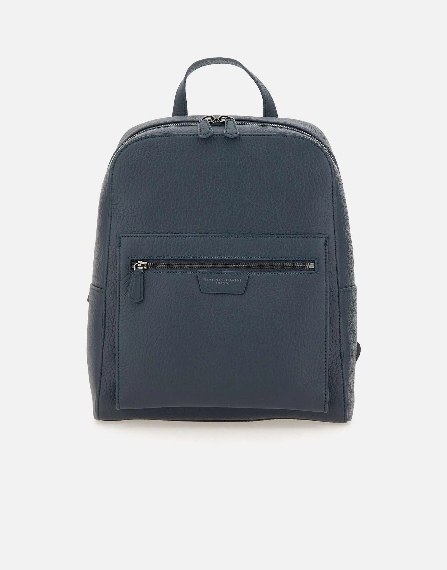 Florence Blue Leather Backpack