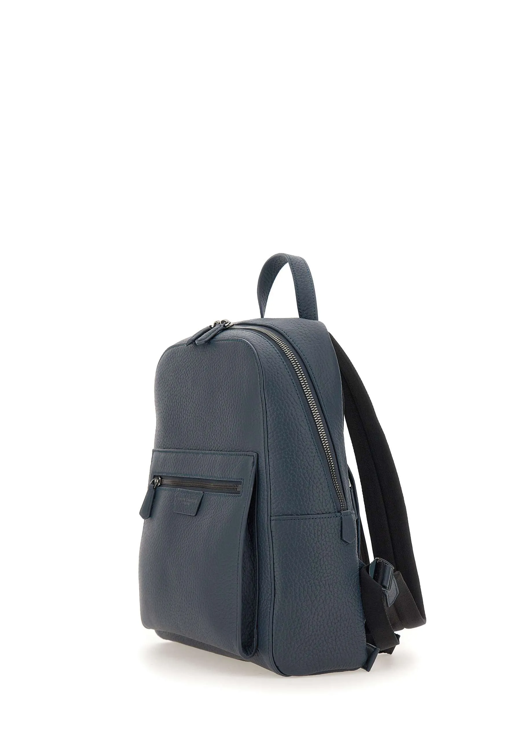 Florence Blue Leather Backpack