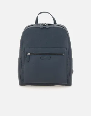 Florence Blue Leather Backpack