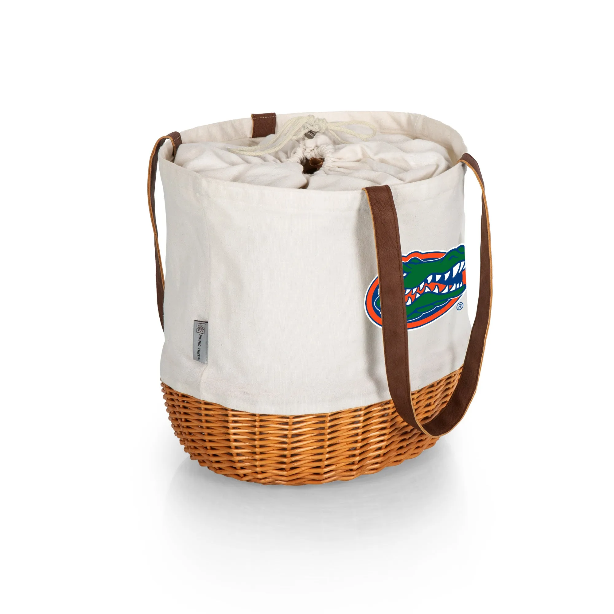 Florida Gators - Coronado Canvas and Willow Basket Tote