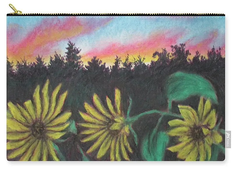 Flower Color Hour - Carry-All Pouch