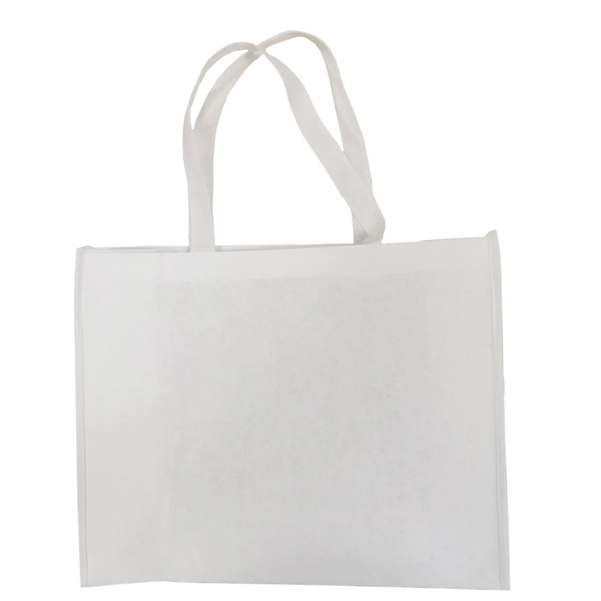 FULL CARTON - 120 x Shopping Bags with Gusset - Fibre Paper - 43cm x 37cm - Short Handles