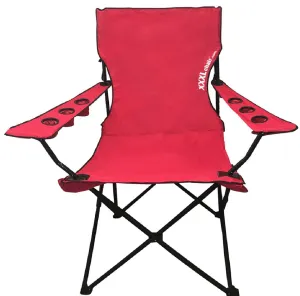 Giant Oversized Big XXXL Portable Folding Camping Beach Outdoor Chair with 6 Cup Holders! Fold Compact into Carry Bag