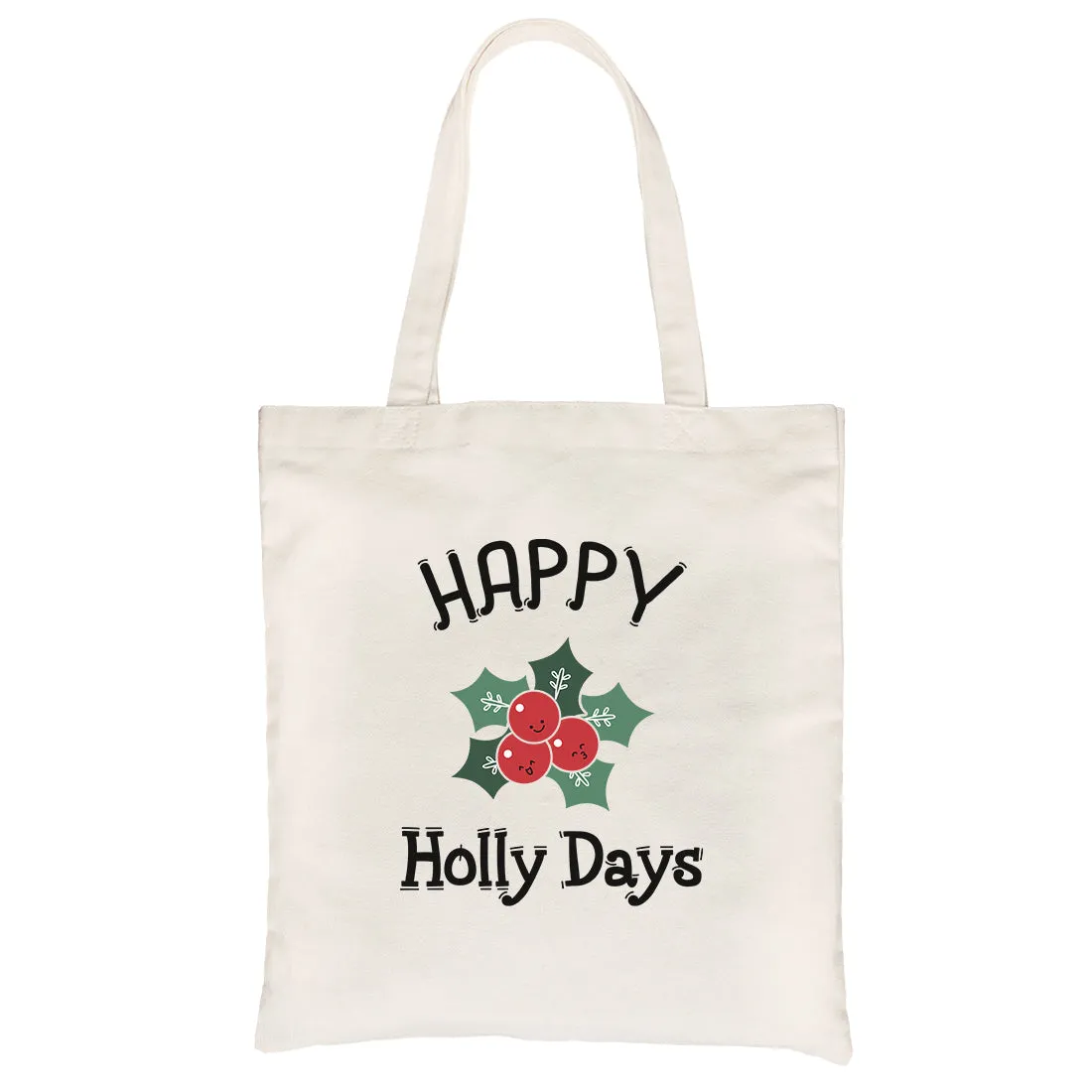 Happy Holly Days Canvas Bag