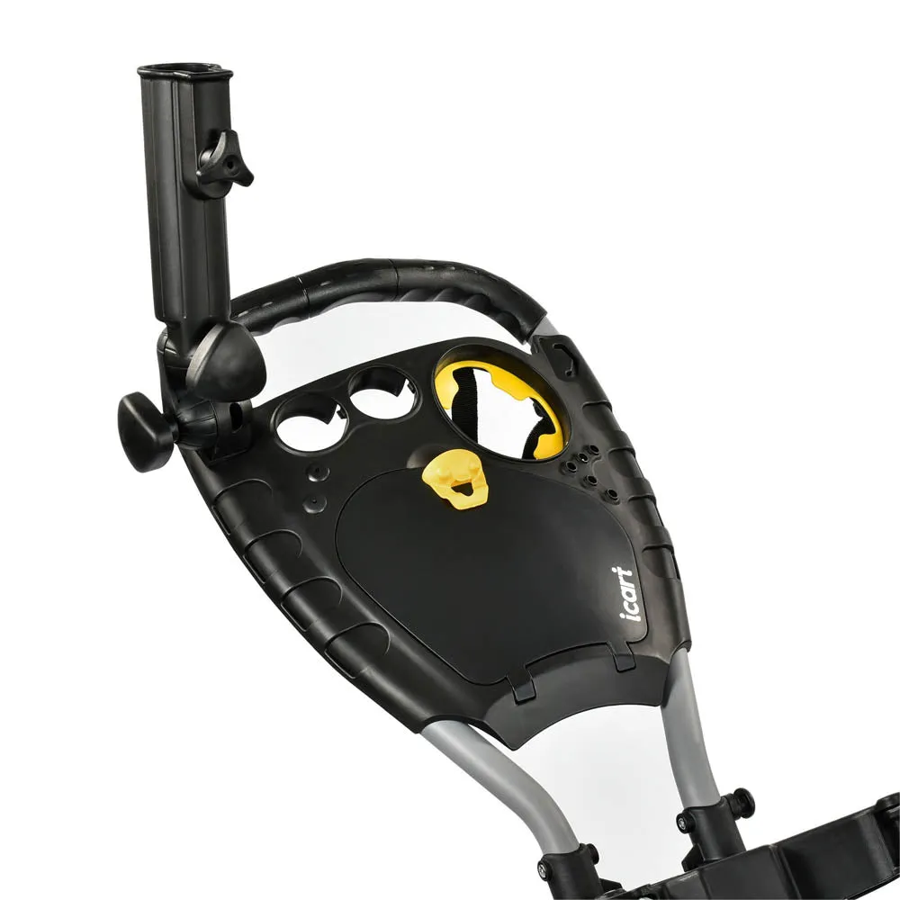 i Cart Compact Evo Deluxe Push Golf Trolley   Free Bag