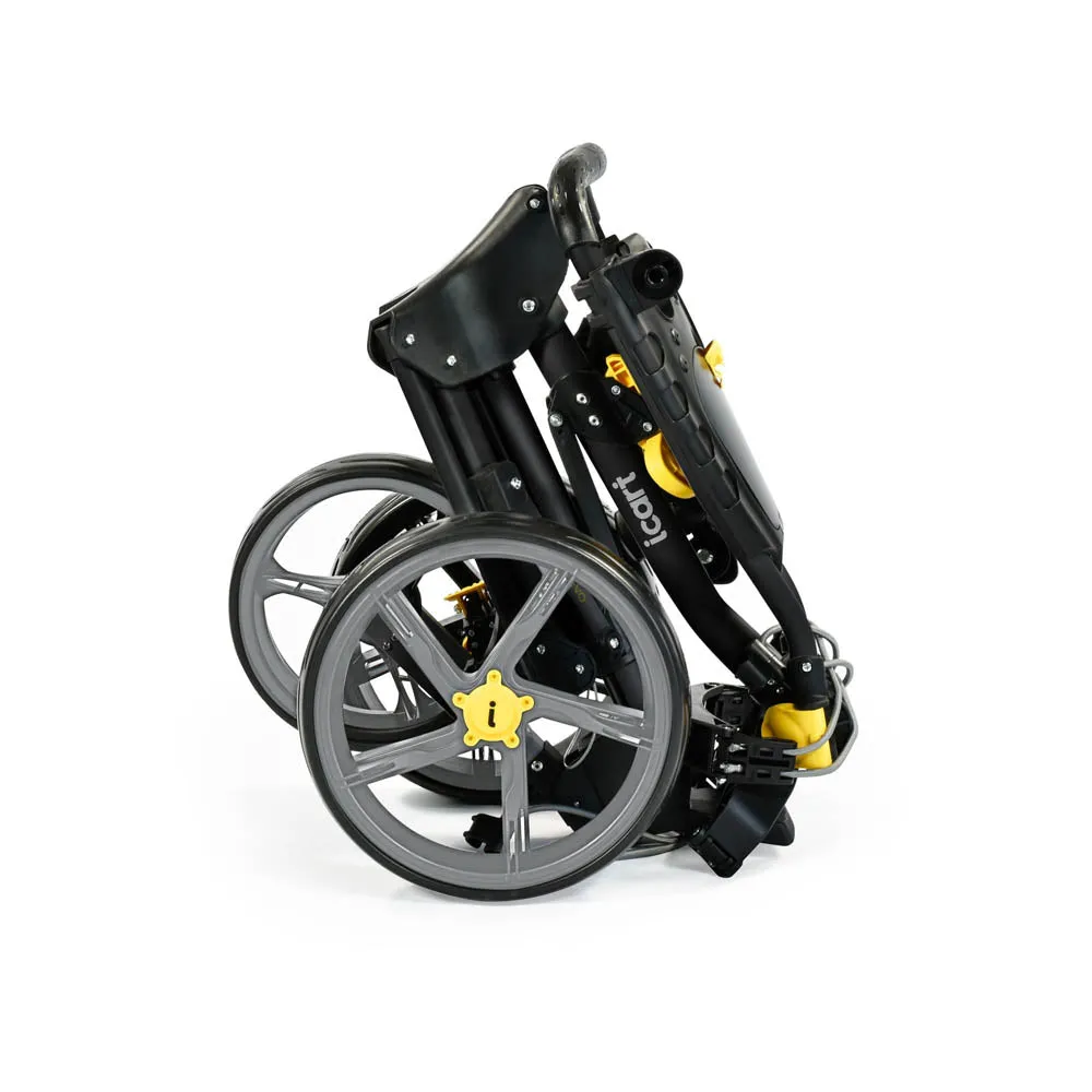 i Cart Compact Evo Deluxe Push Golf Trolley   Free Bag