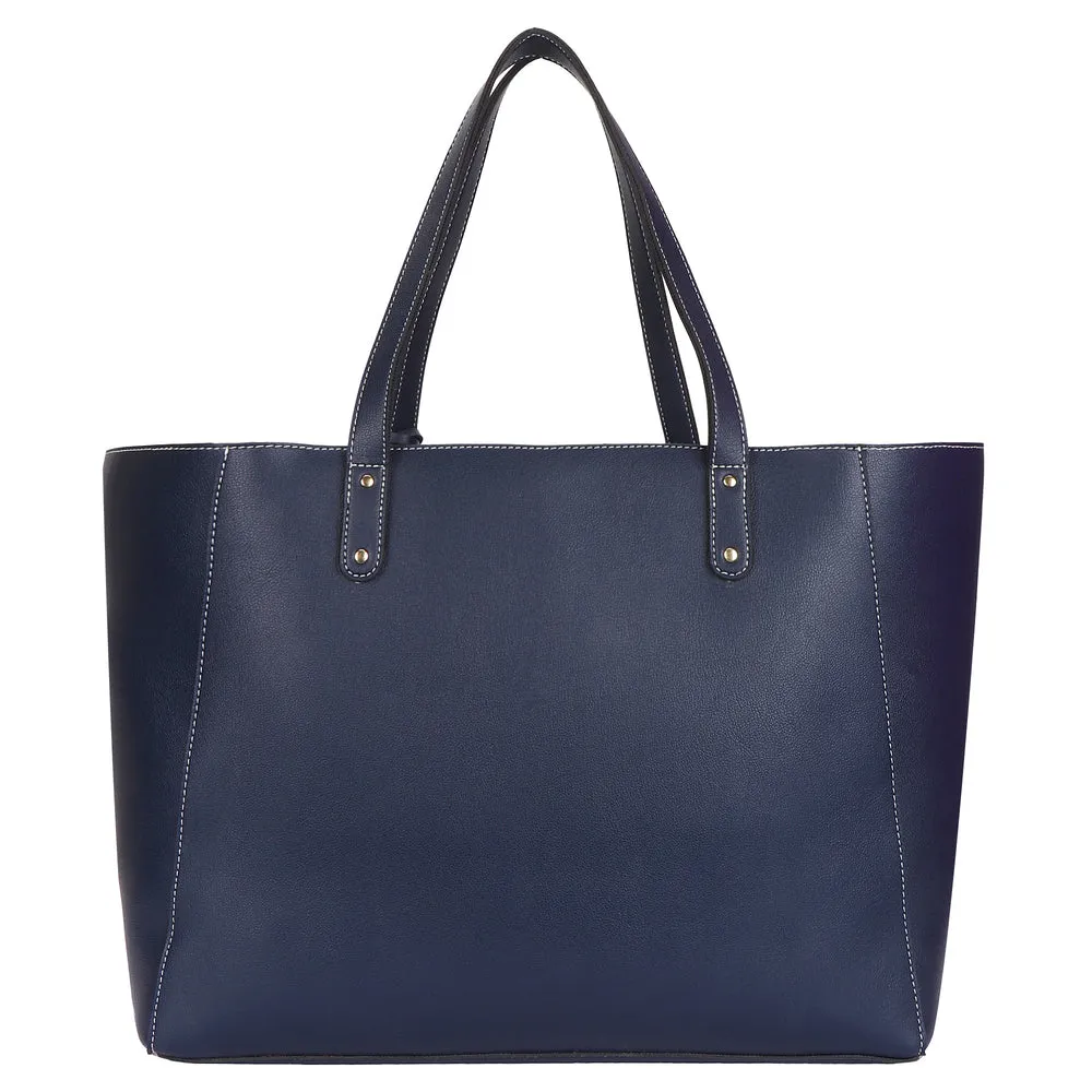 IMARS Tote Blue For Women & Girls (Handbag) Made With Faux Leather