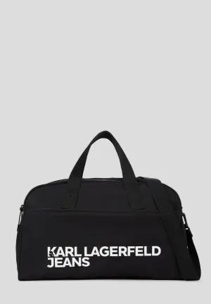 Karl Lagerfeld Nylon Gym Bag | Black