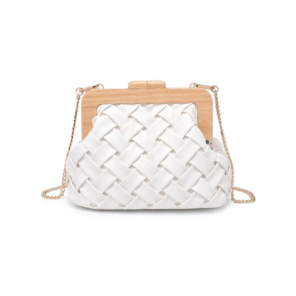 Matilda Woven Crossbody Clutch Bag