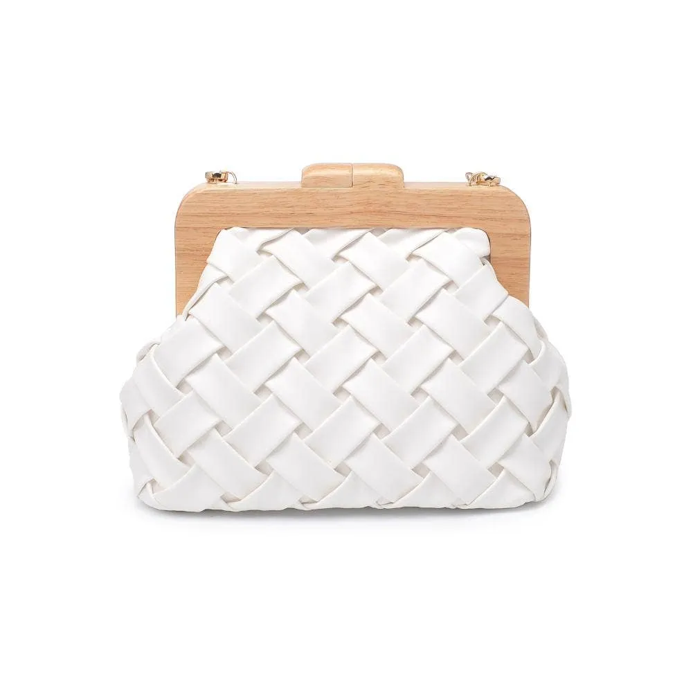 Matilda Woven Crossbody Clutch Bag