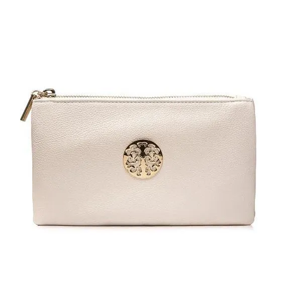 Medium Crossbody Bag With Wristlet Strap And Silver Tree Of Life Logo (Available in 21 Colours)