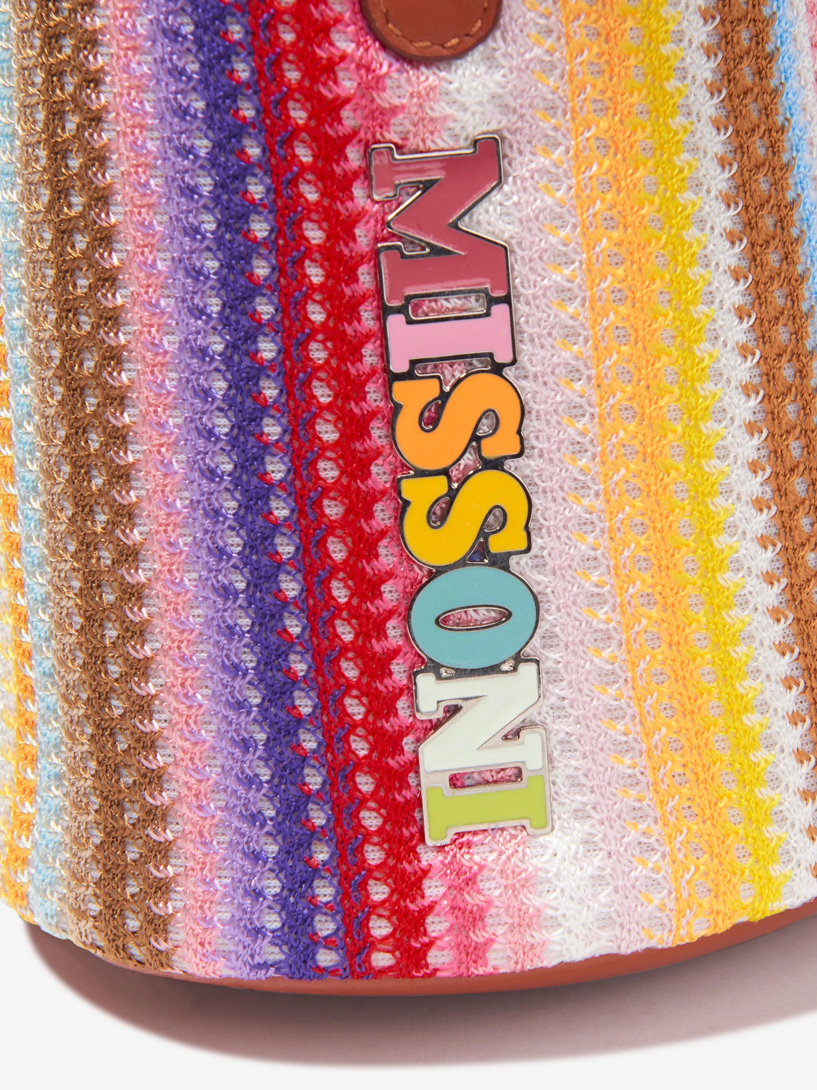 Missoni Girls Striped Bucket Bag in Multicolour (20cm)