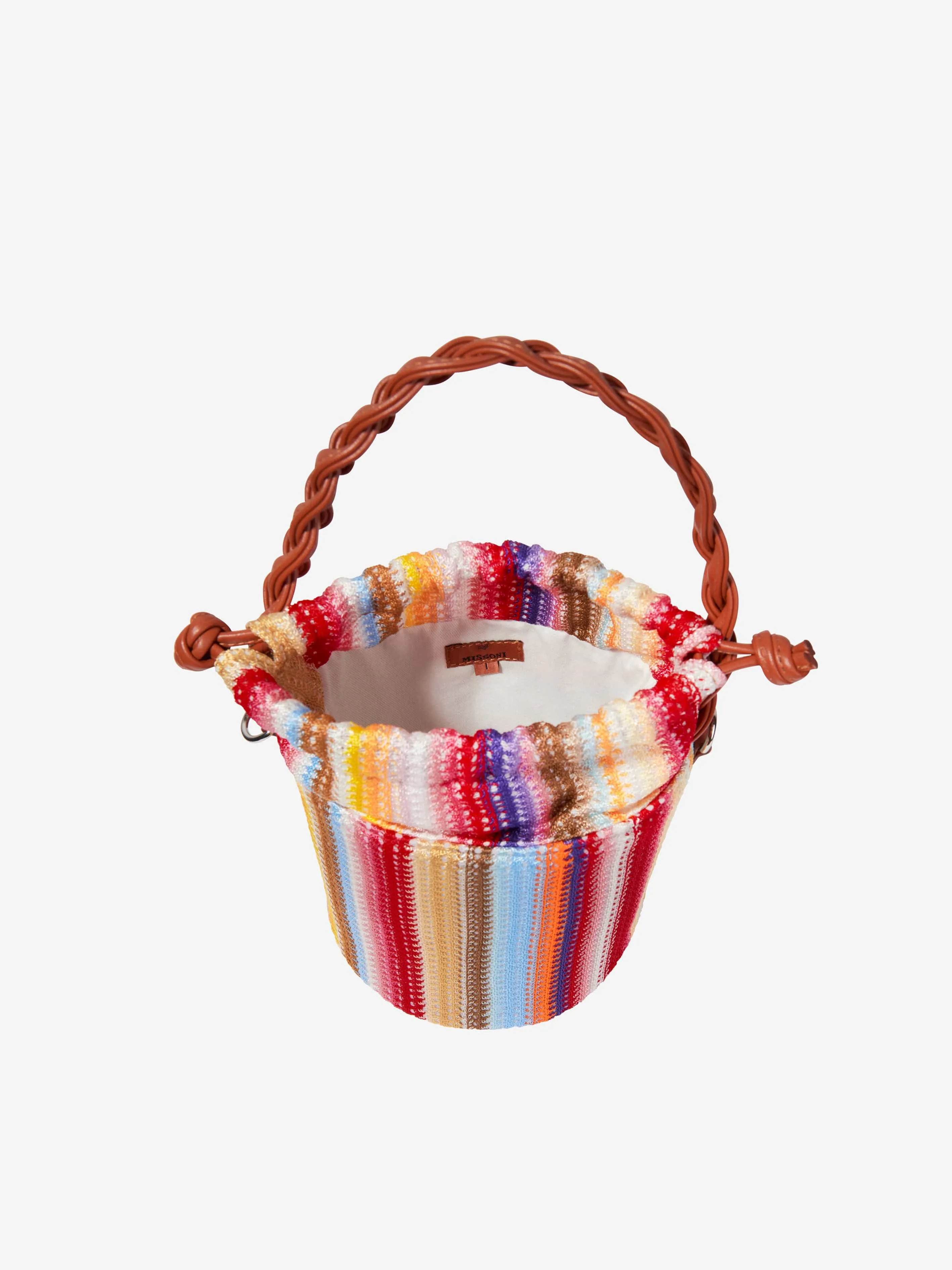 Missoni Girls Striped Bucket Bag in Multicolour (20cm)